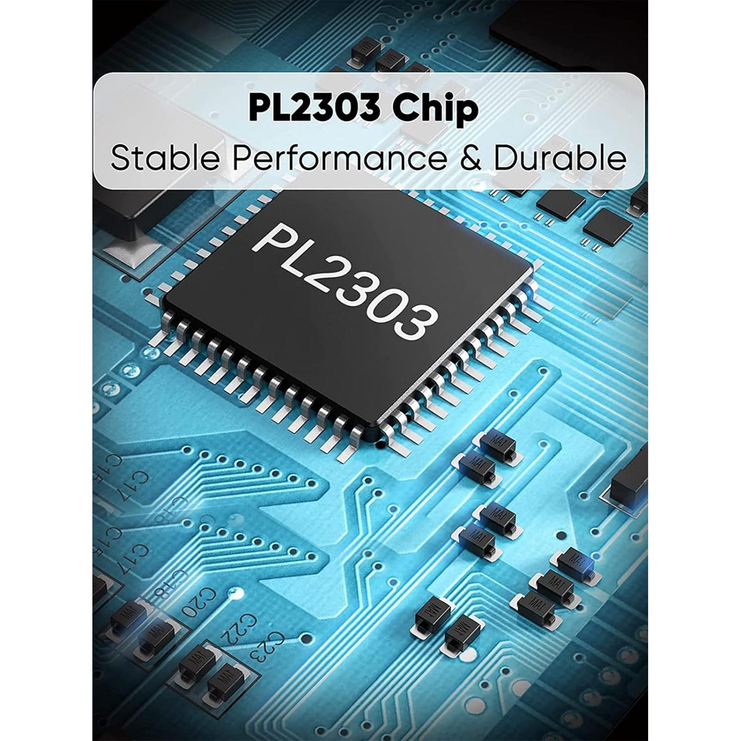 Cable USB a RS232 CableCreation 0.91m DB9 Macho - Paquete de 3