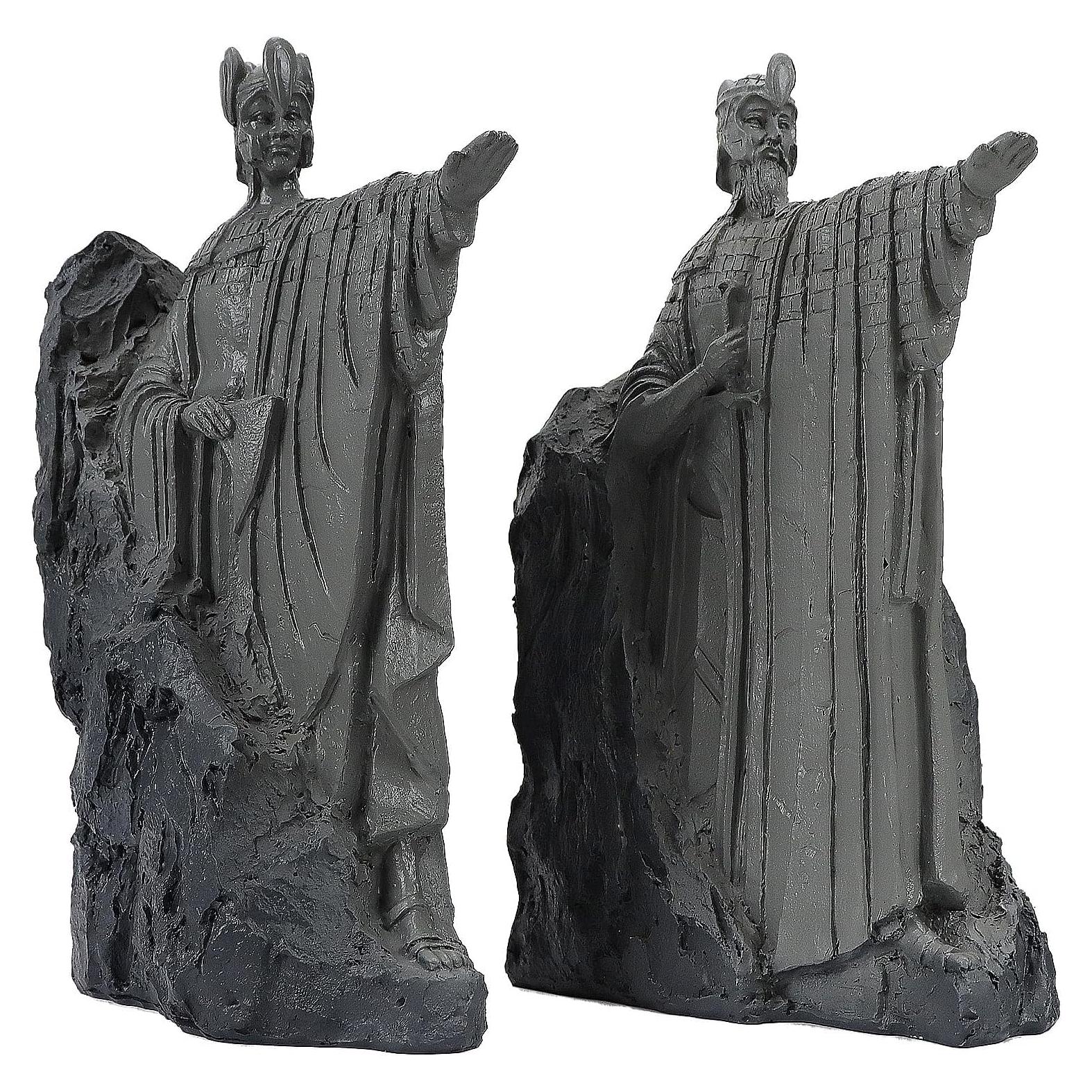 Soportes de Libros Decorativos Bzuiawi 24 cm Resina Negro