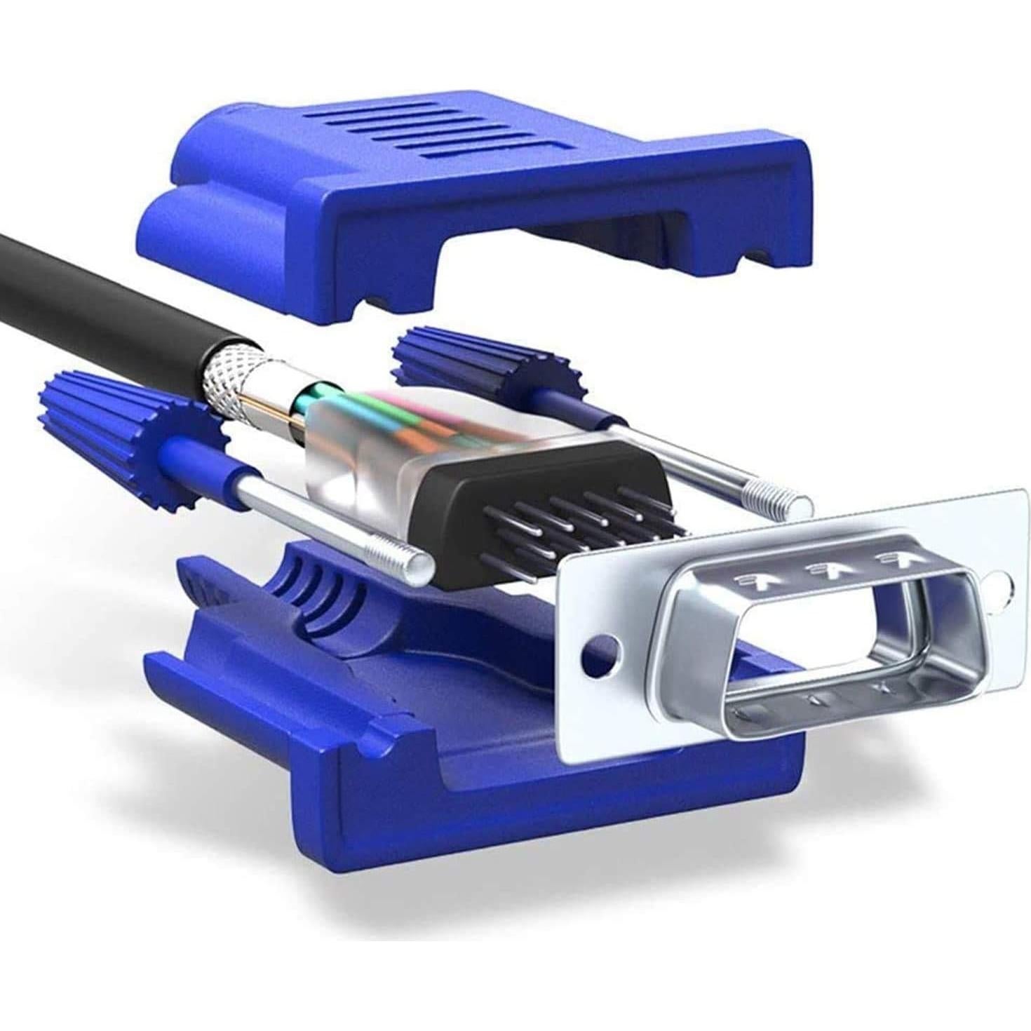 Cable VGA Macho a Macho 1M PASOW para Monitor y Proyector