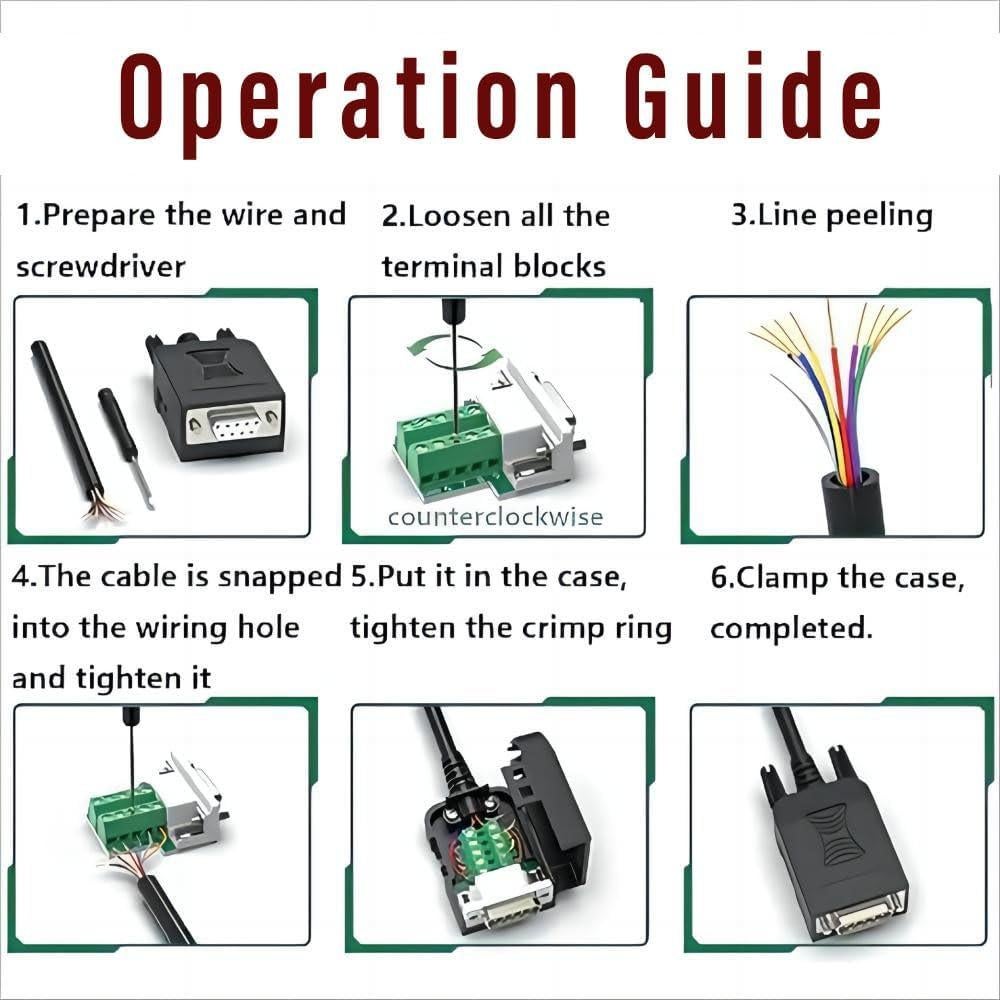 Conector VGA 3+9 Sin Soldadura Rápido Willwewon 15 Pines