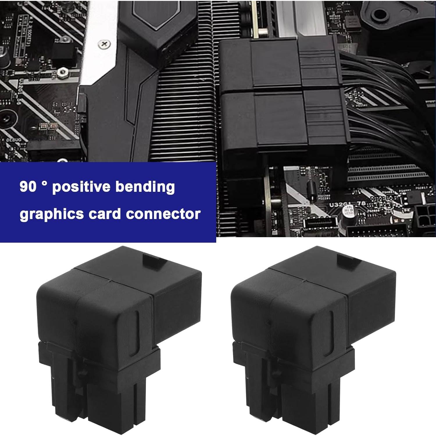 Adaptador de Poder 8PIN 90 Grados eMagTech para GPU Negro