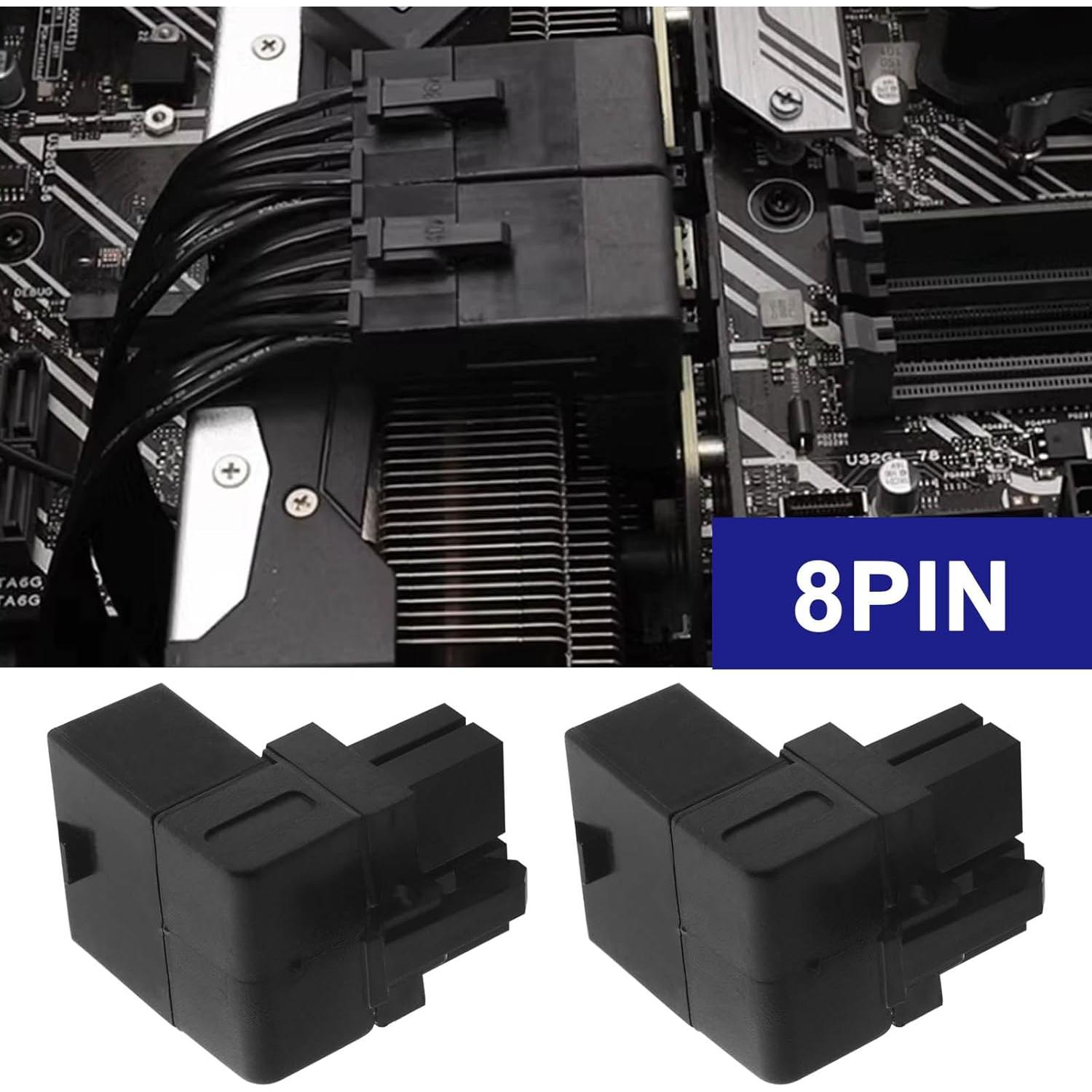 Adaptador de Poder 8PIN 90 Grados eMagTech para GPU Negro