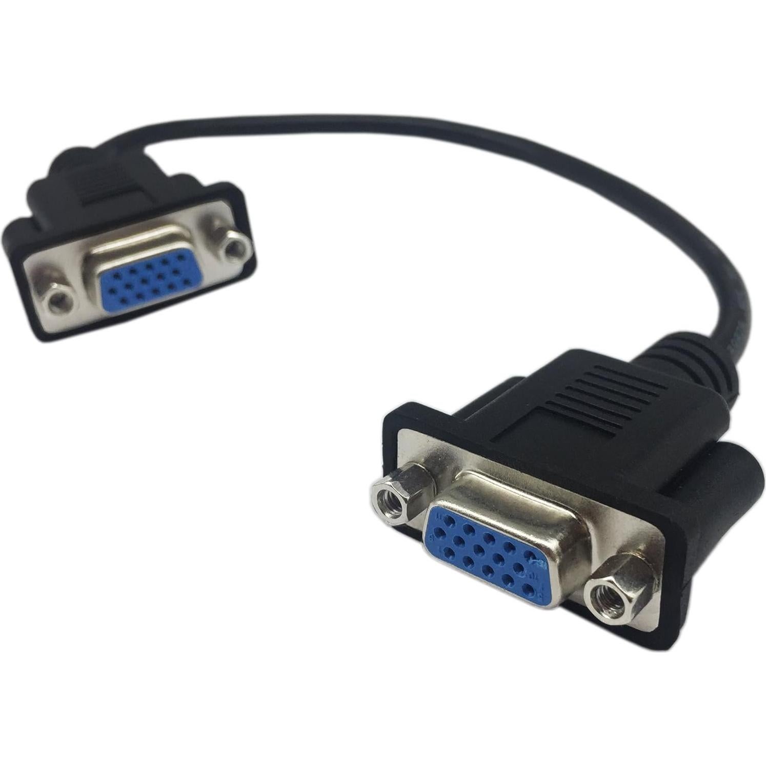 Adaptador VGA 15 Pines Hembra a Hembra CERRXIAN 30.48 cm