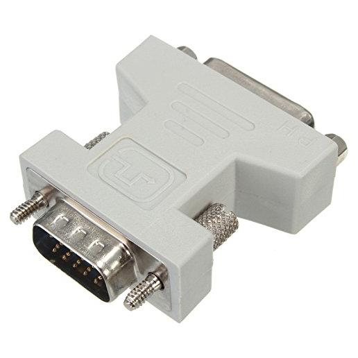 Adaptador DVI-D 24+1 Femenino a VGA Masculino 15 Pines
