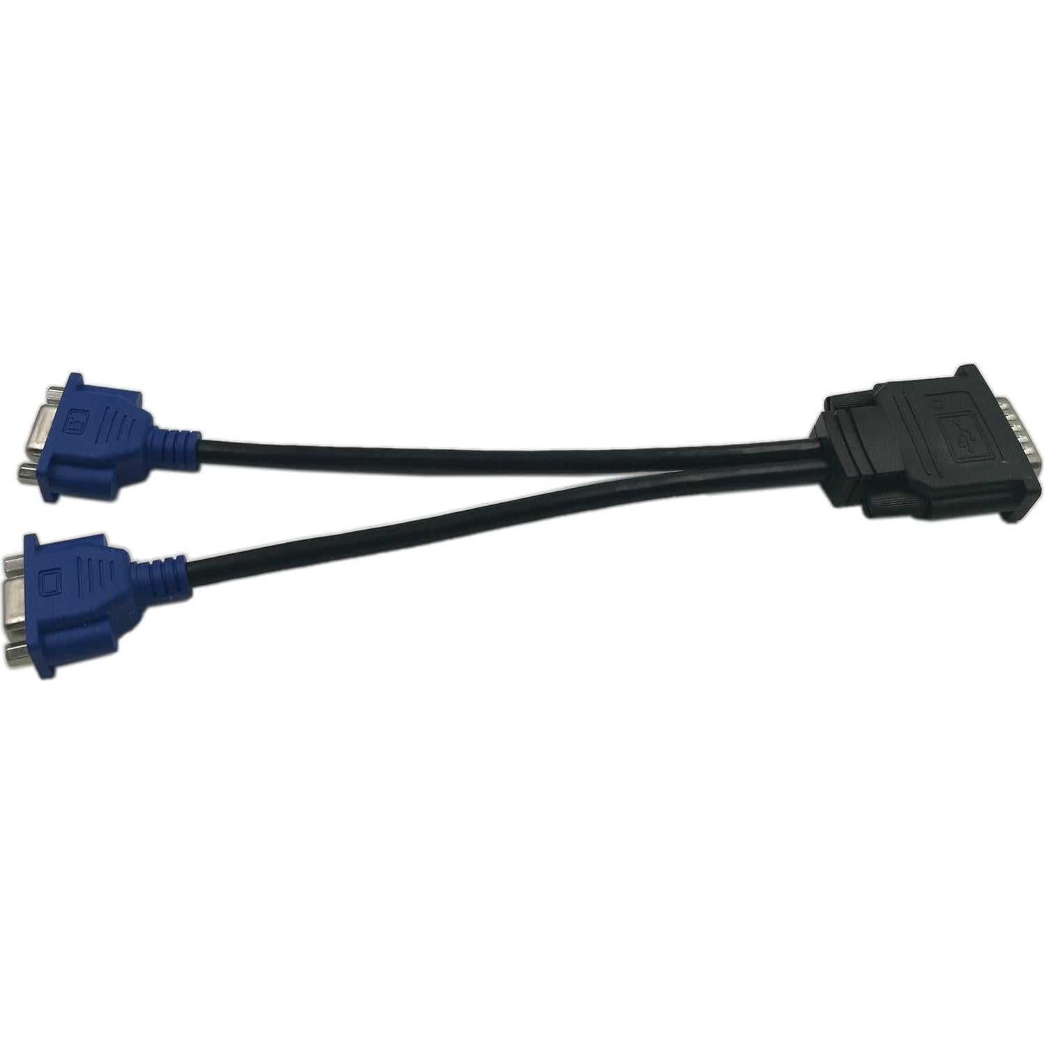 Adaptador DMS-59 a Doble VGA Hembra zdyCGTime 25.4cm