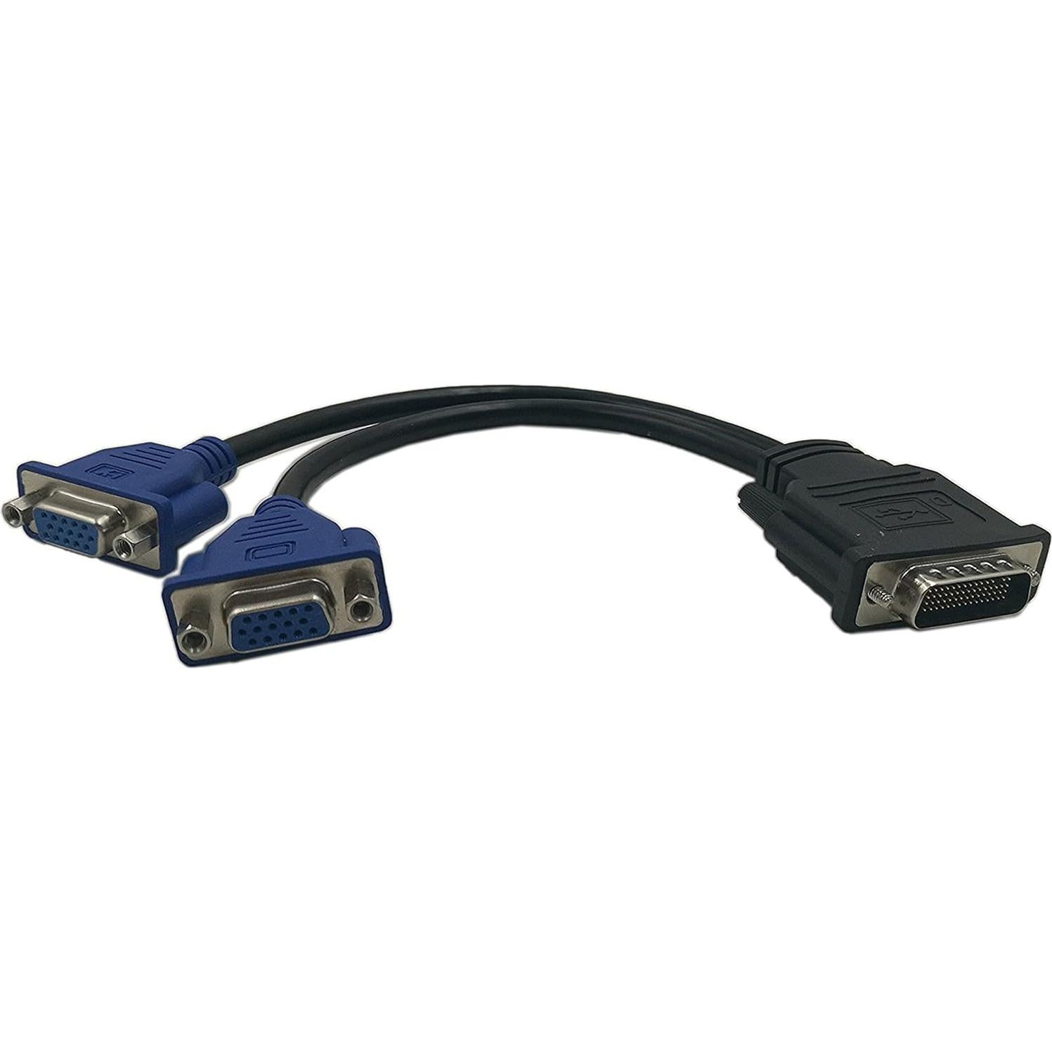 Adaptador DMS-59 a Doble VGA Hembra zdyCGTime 25.4cm