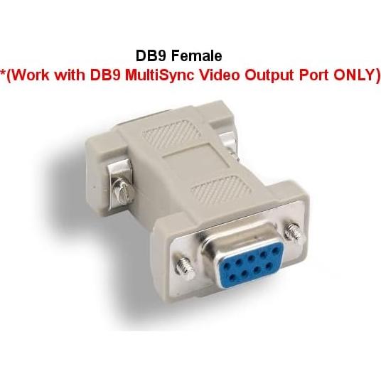 Adaptador KENTEK DB9 a VGA HD15 15 Pines - 0.12 kg