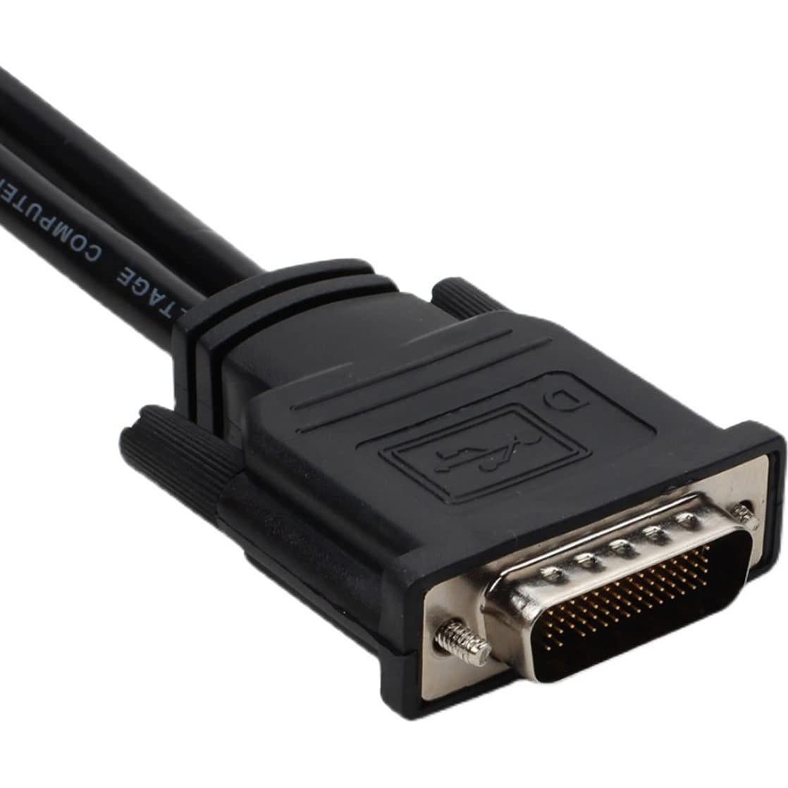 Cable Divisor DMS-59 Macho a Doble VGA Hembra 10cm Cablecc