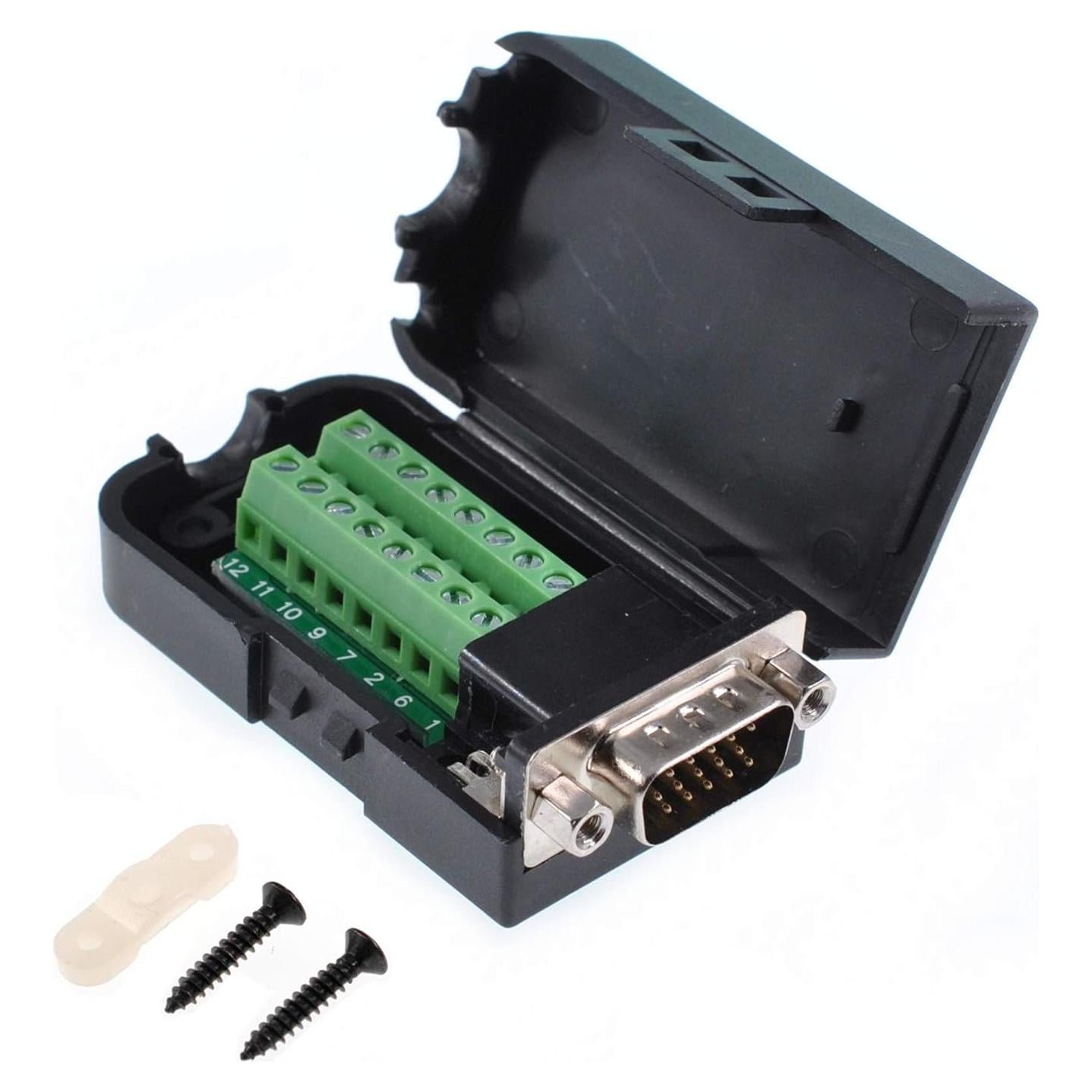 Adaptador VGA Macho GANASOME con Terminal de Tuerca - 22.68g