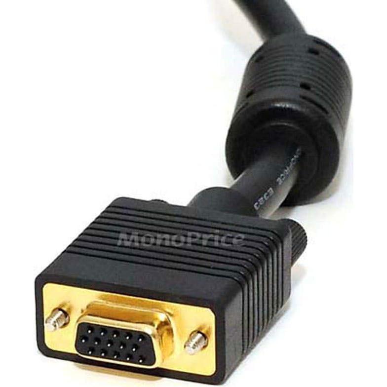Cable de Monitor SVGA Monoprice 1.83m M/F con Ferritas