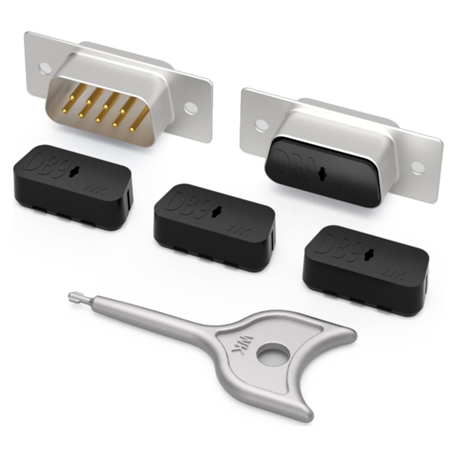 20 Piezas Bloqueador de Conector DB9 WXZRLIU para Puerto Serial