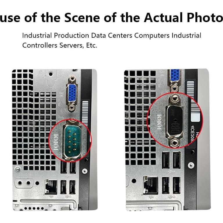 20 Piezas Bloqueador de Conector DB9 WXZRLIU para Puerto Serial