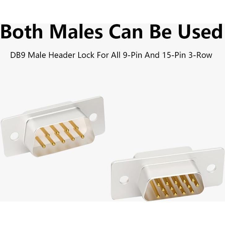 20 Piezas Bloqueador de Conector DB9 WXZRLIU para Puerto Serial