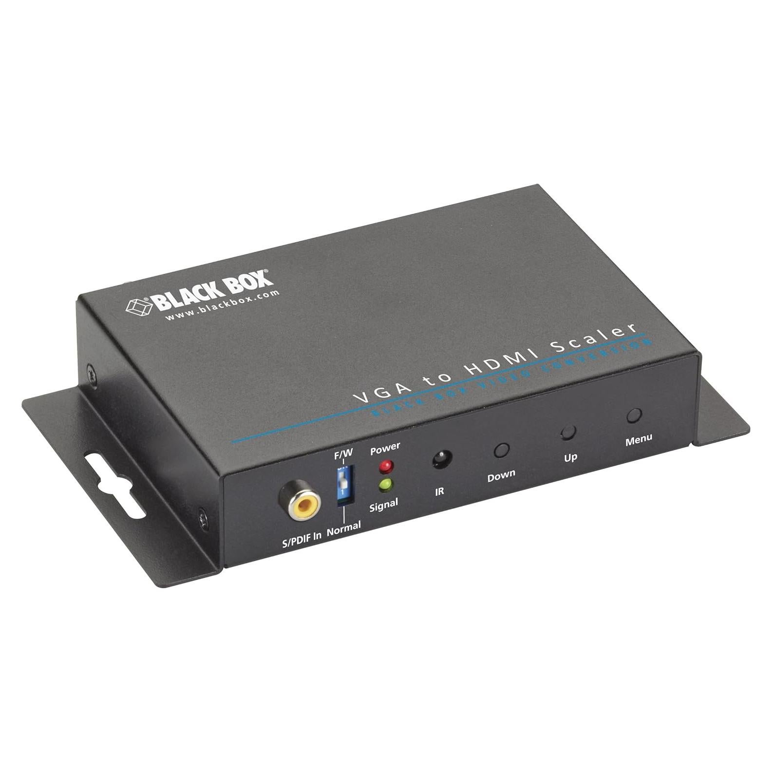 Convertidor Scaler VGA a HDMI Black Box con Audio 1080p