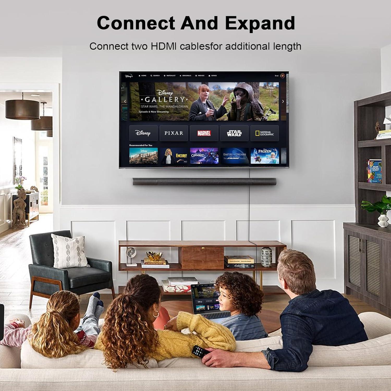 Acoplador HDMI Femenino 8K BORLTER - Extensor para HDTV y PC