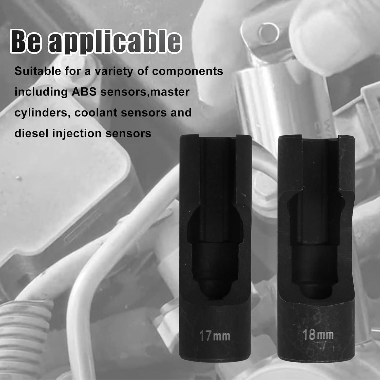 Juego de 10 Enchufes de Tuerca RULLINE 1/2" Acero Mejorado