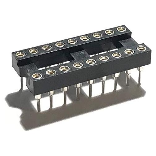 Zócalo DIP-18 IC Juried Engineering, 2.54mm, paquete de 5