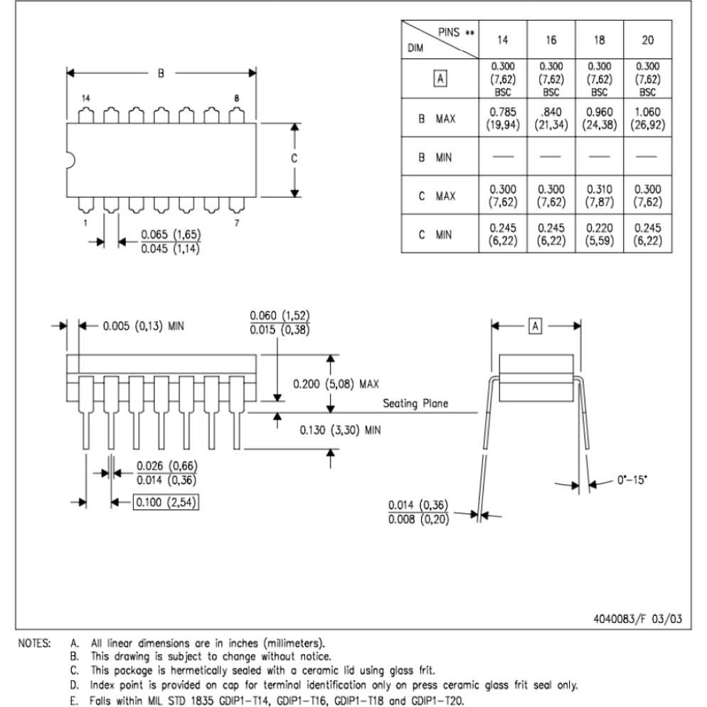20 Piezas CD4066BE Interruptor Bilateral Cuádruplica IC Bridgold