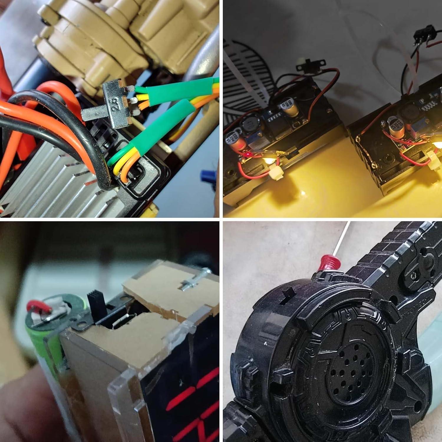 100pcs Mini Interruptor Deslizante SPDT Juasky SS-12F15 10x6x5mm