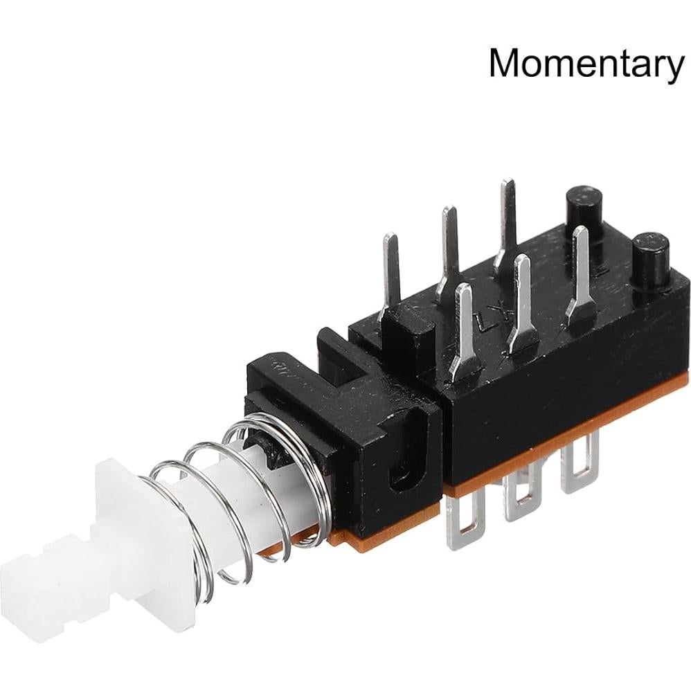 Interruptor Momentáneo DPDT 6 Pines uxcell - 5 Piezas