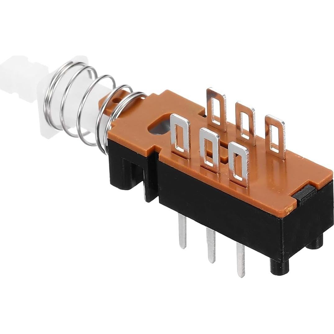 Interruptor Momentáneo DPDT 6 Pines uxcell - 5 Piezas