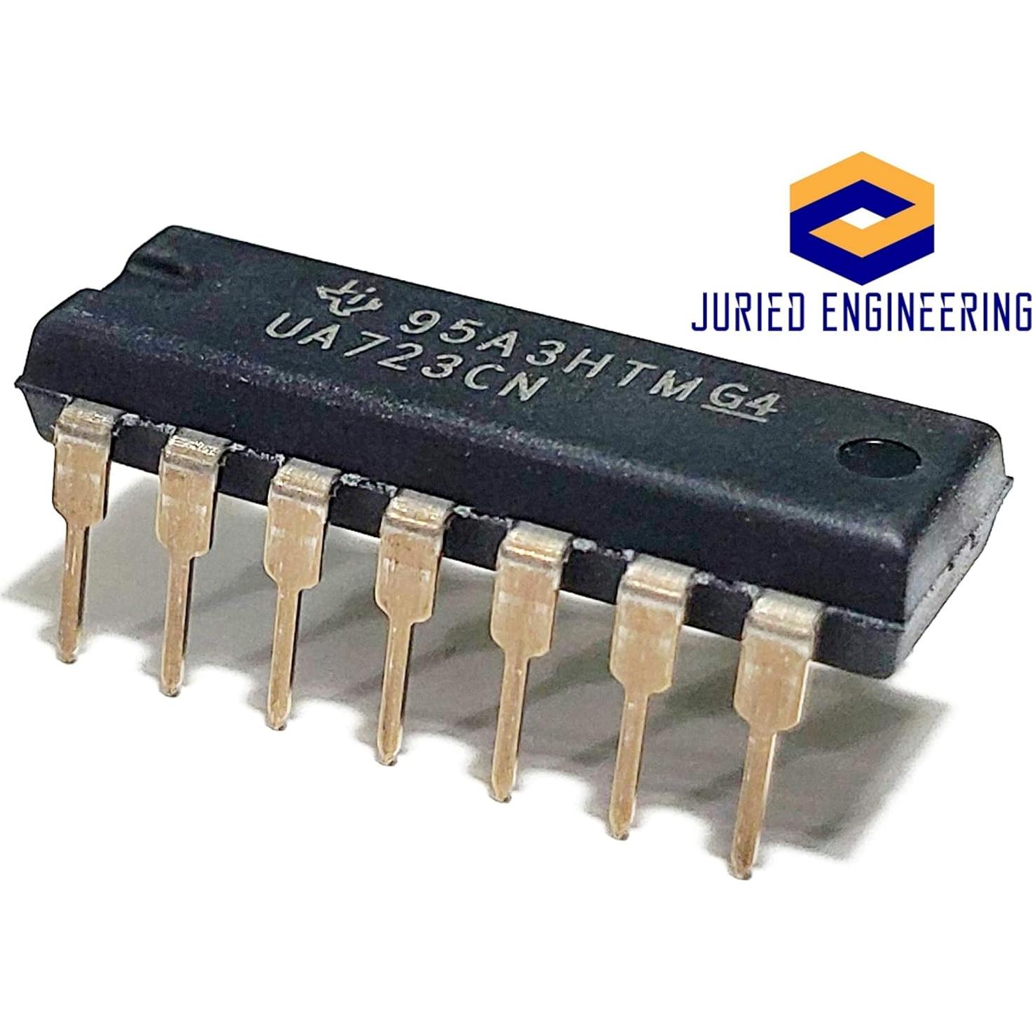 Regulador de Voltaje Ajustable UA723CN STMicroelectronics 2-37V