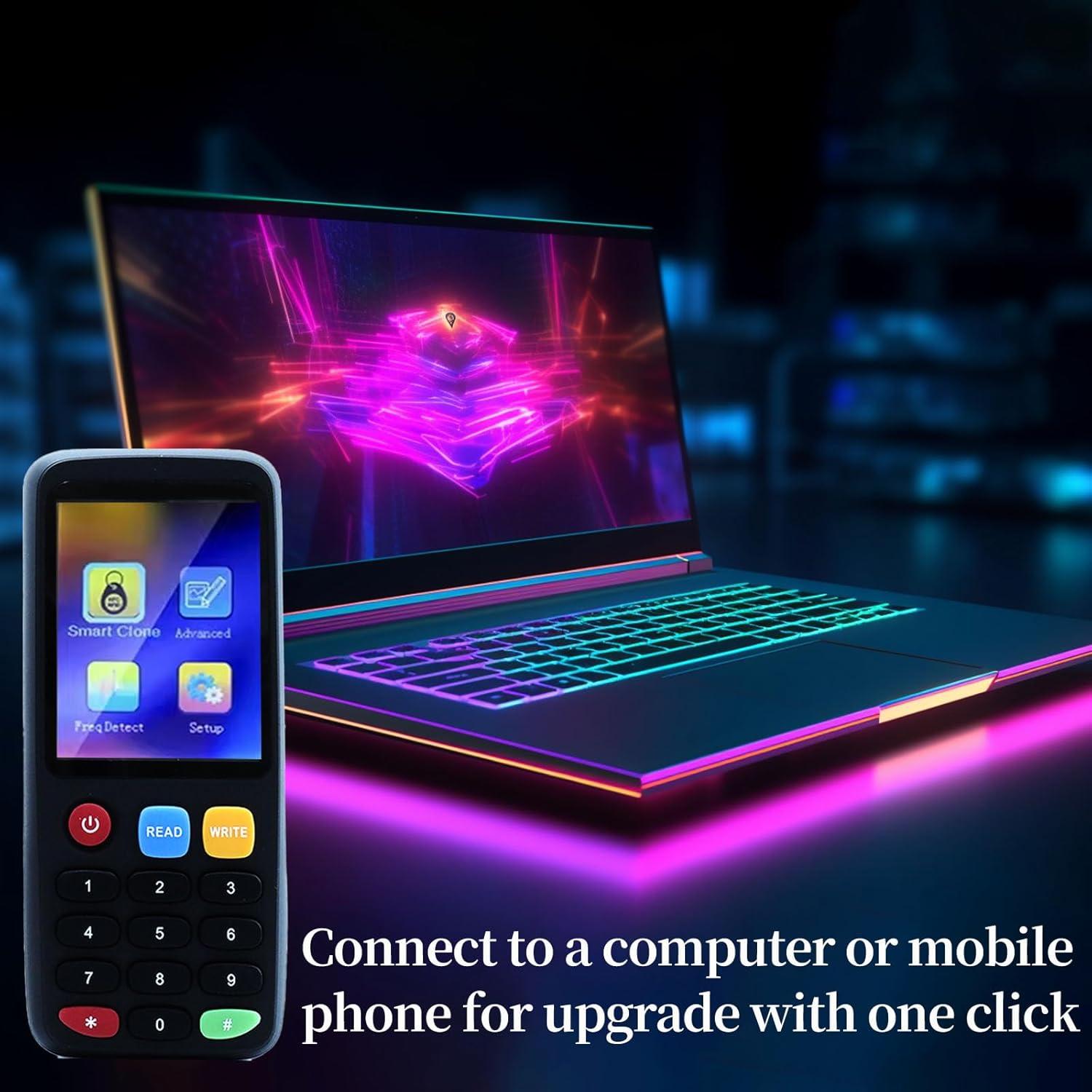 Lector y Escritor RFID Tqsbeyah X7 con Pantalla TFT 2.8"