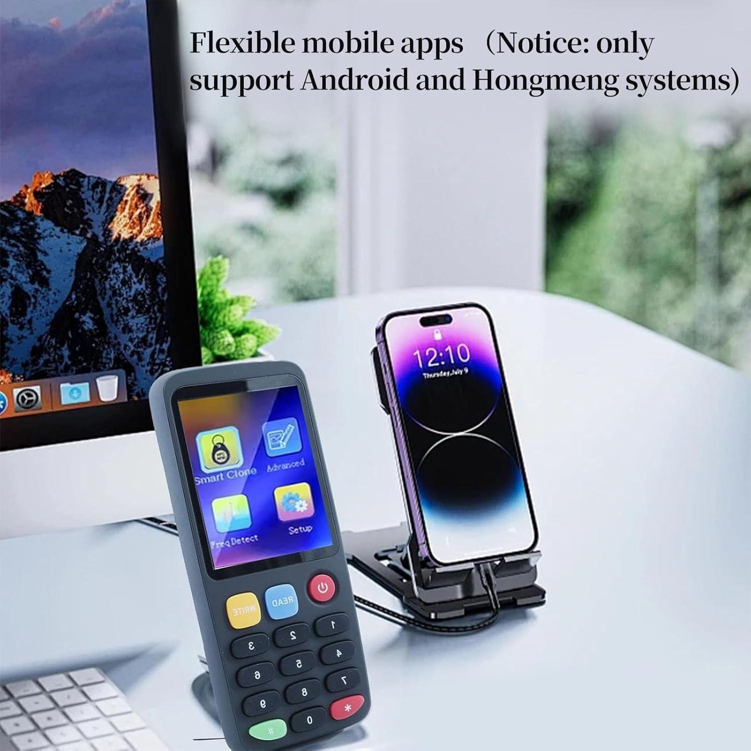 Lector y Escritor RFID Tqsbeyah X7 con Pantalla TFT 2.8"