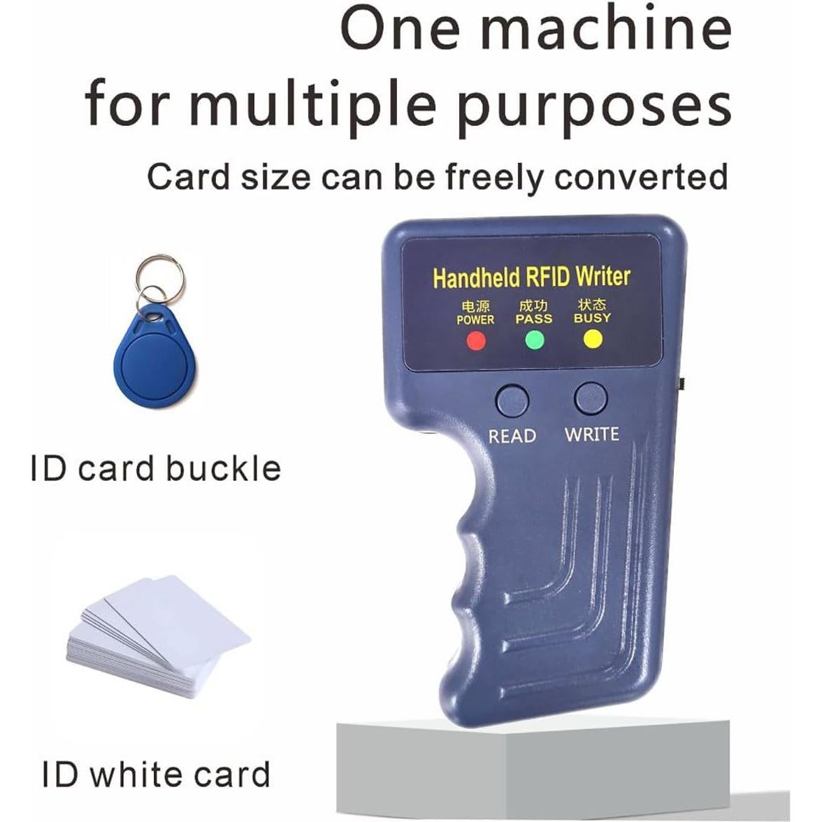 Lector Escritor RFID 125KHz FIYYIA con 5 Llaveros y 5 Tarjetas