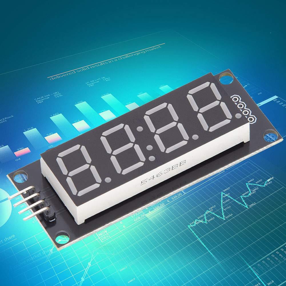 Módulo Reloj LED 4 Dígitos TM1637 Azul Compatible Raspberry Pi