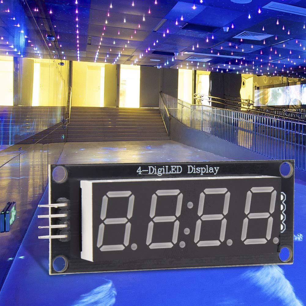 Módulo Reloj LED 4 Dígitos TM1637 Azul Compatible Raspberry Pi