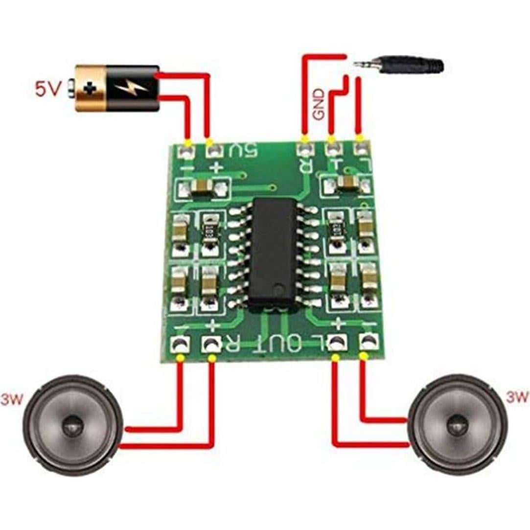 Paquete de 20 Amplificadores Digitales PAM8403 3W 5V hiBCTR