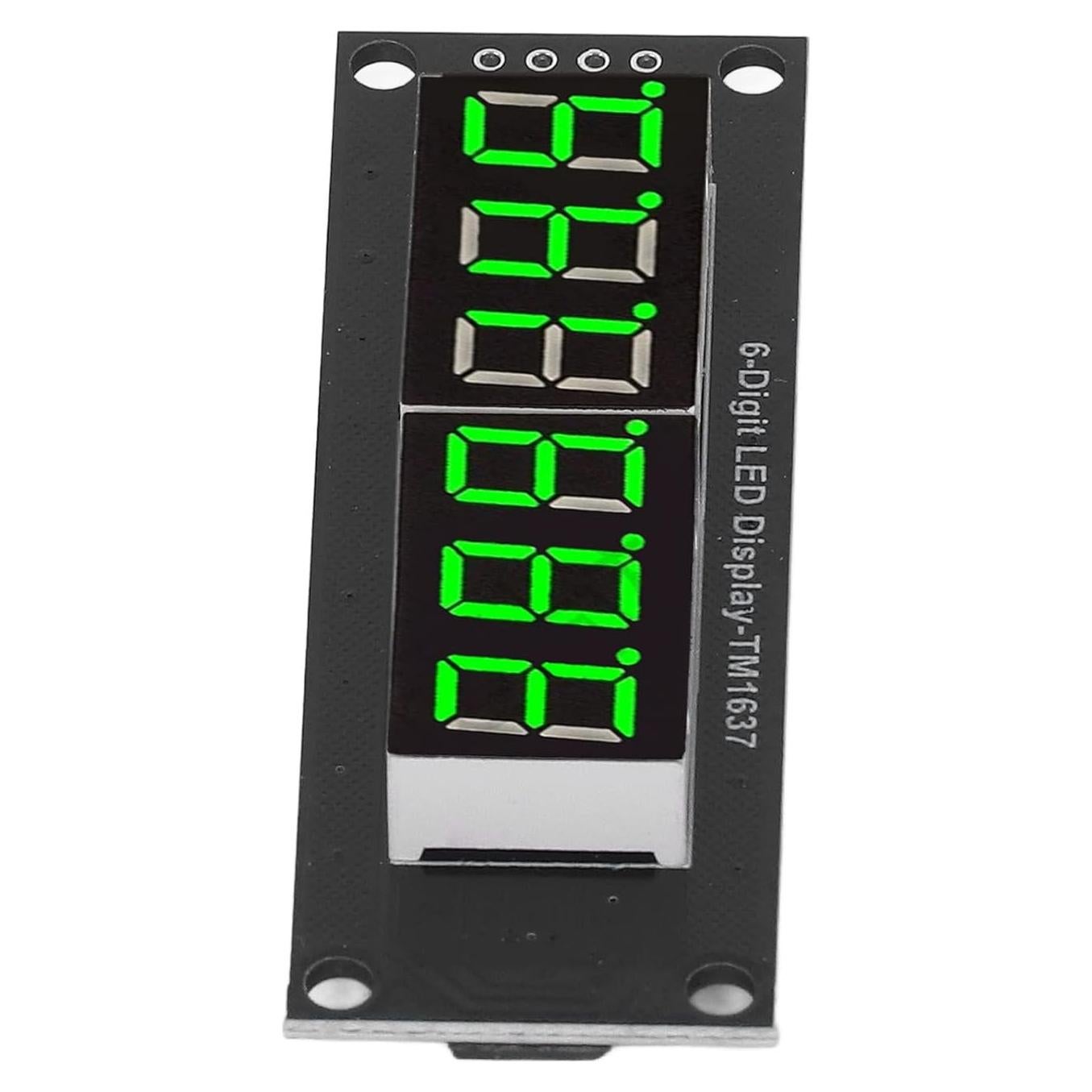 Módulo LED Digital 0.36" 6 Dígitos TM1637 Verde 5V