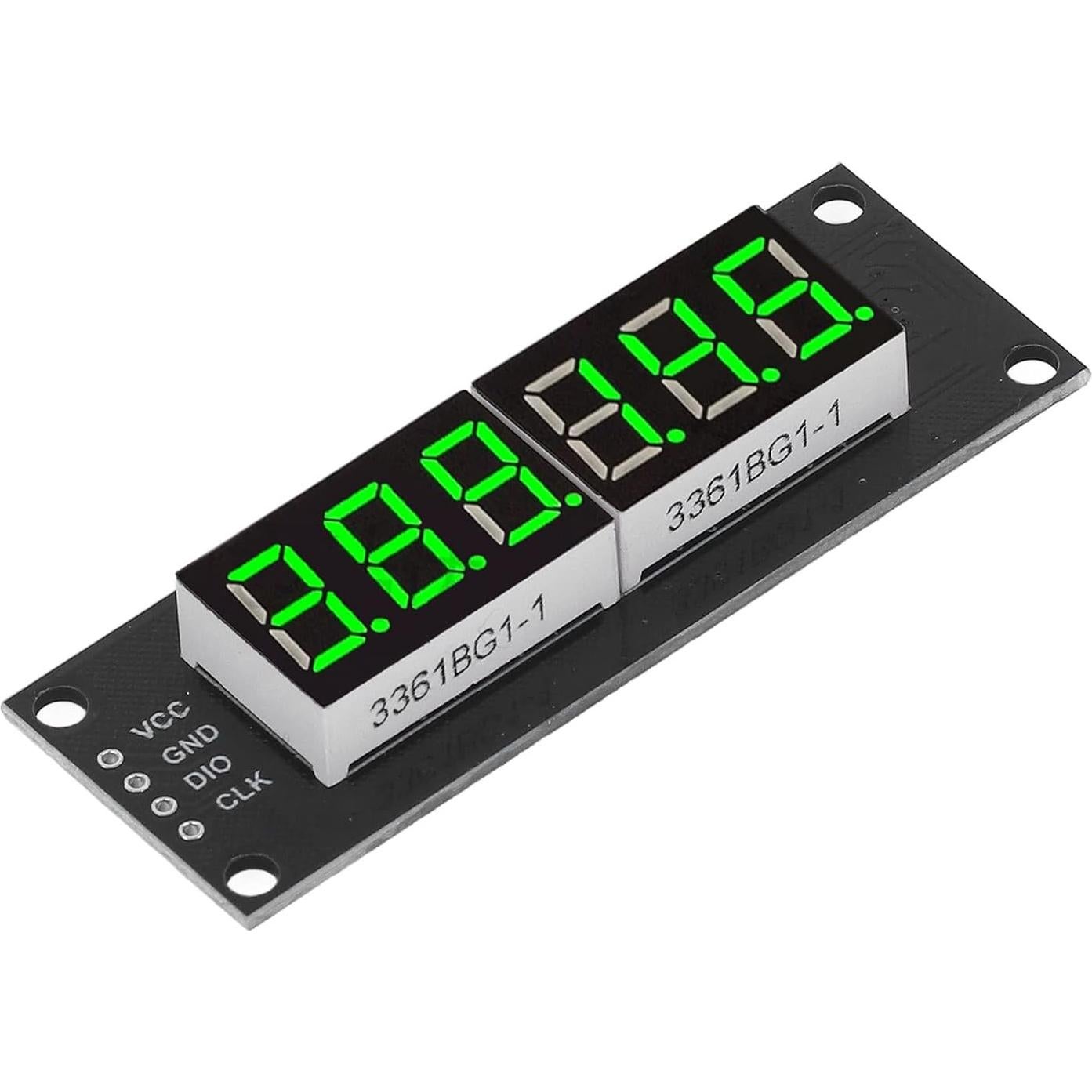 Módulo LED Digital 0.36" 6 Dígitos TM1637 Verde 5V