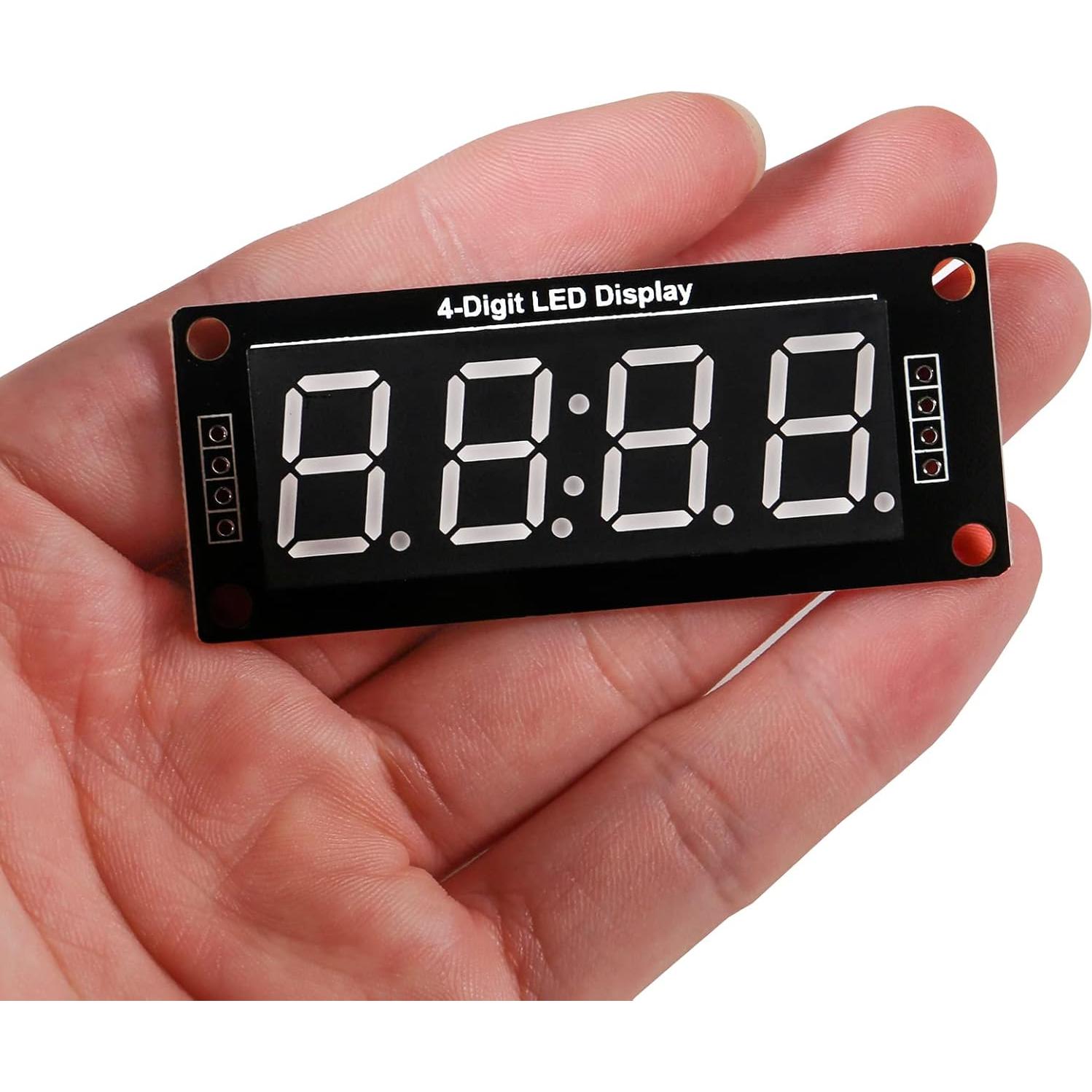 Módulo Pantalla LED TM1637 4 Dígitos 5 Colores Diitao