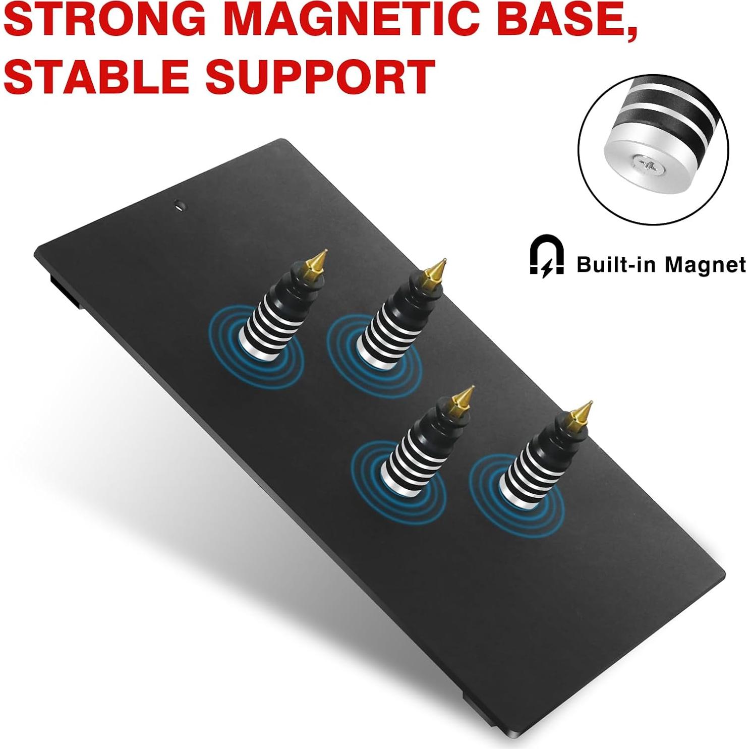 Mano Ayudante Magnética NEWACALOX con 4 Pilares y Brazos Flexibles