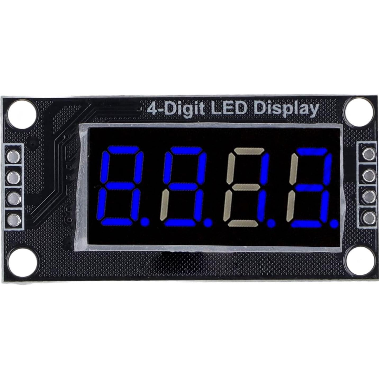 Módulo Pantalla LED 4 Dígitos 7 Segmentos Hyuduo TM1637 Azul