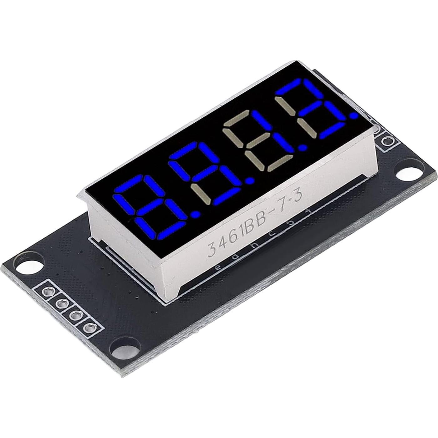 Módulo Pantalla LED 4 Dígitos 7 Segmentos Hyuduo TM1637 Azul