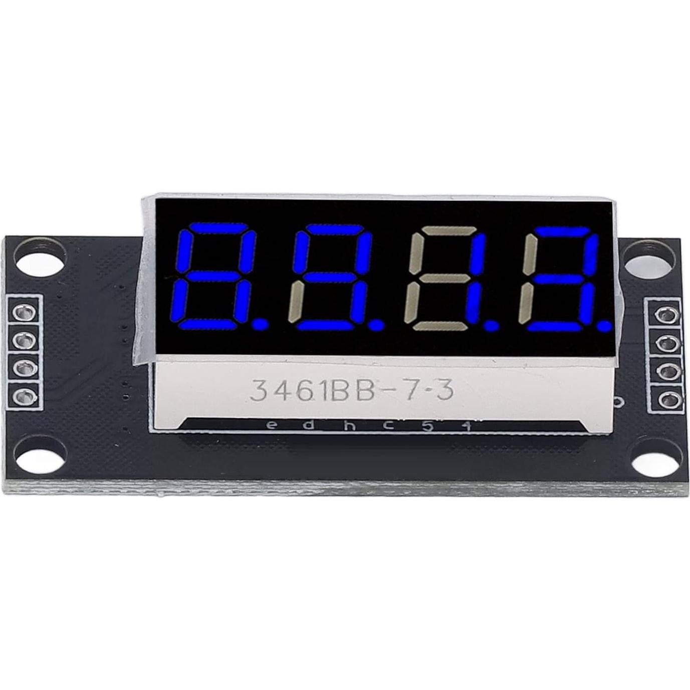 Módulo Pantalla LED 4 Dígitos 7 Segmentos Hyuduo TM1637 Azul
