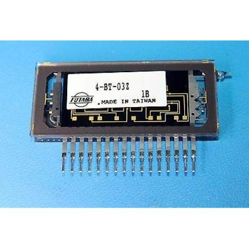 Pantalla Fluorescente de Vacío 4 Dígitos FUTABA 4-BT-03Z