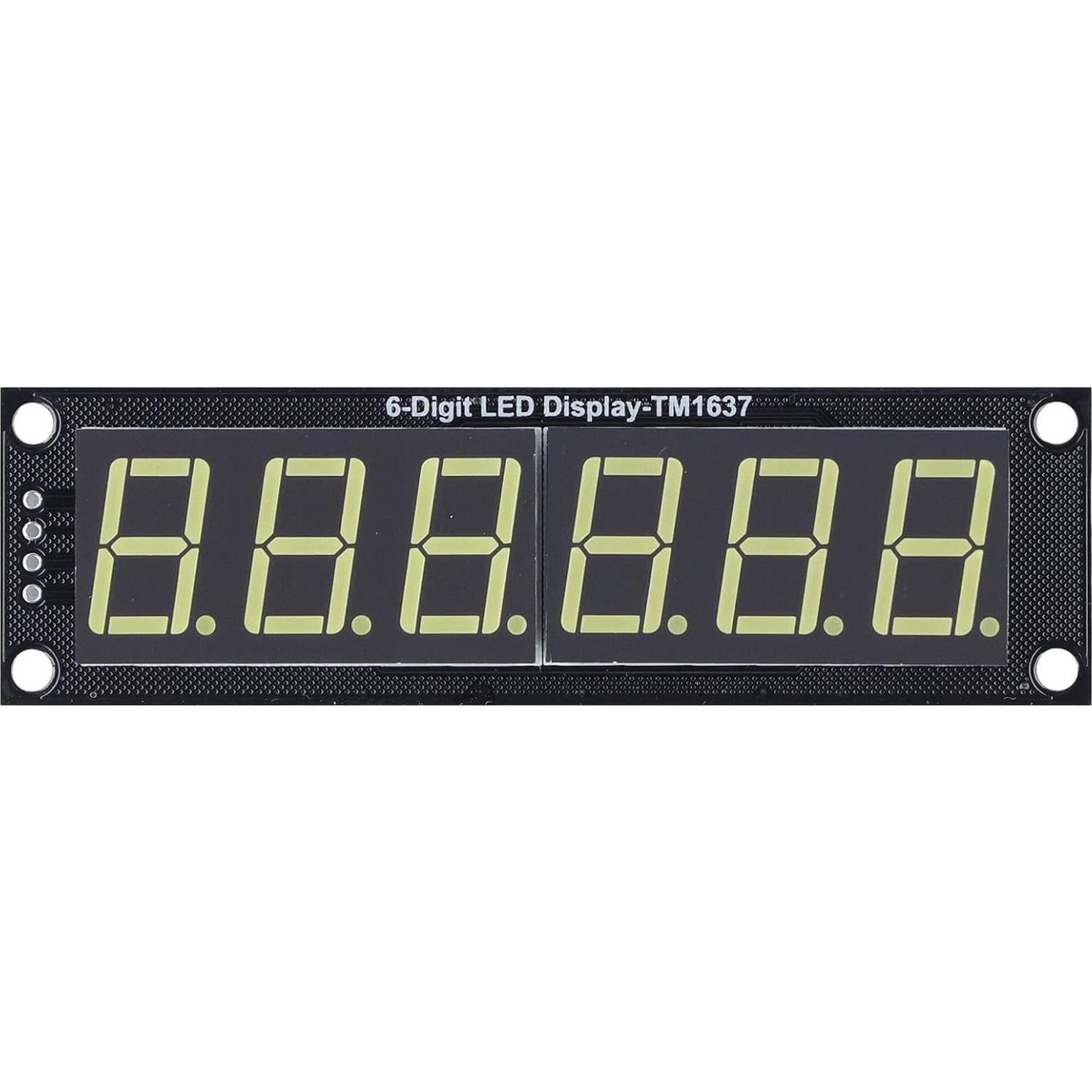 Módulo Display Digital LED 6 Dígitos TM1637 Luz Blanca 5V