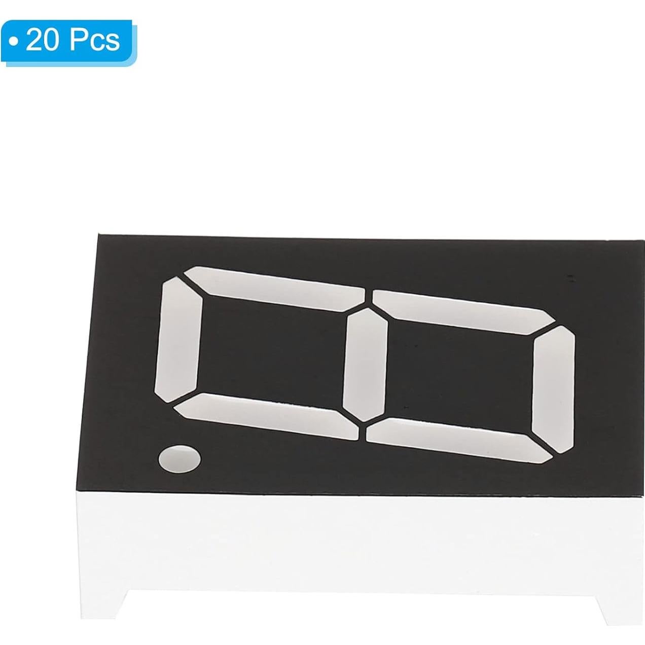 Tubo Digital LED PATIKIL Rojo 20 Piezas 7 Segmentos 10 Pines