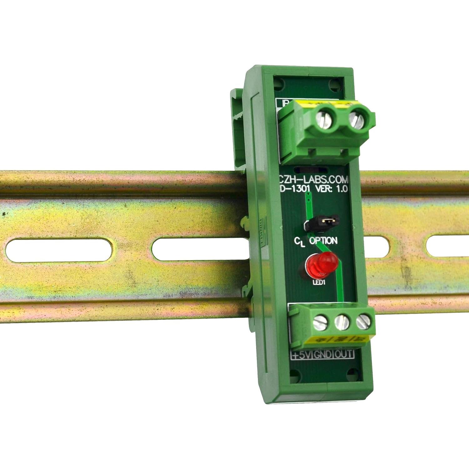 Módulo Sensor Corriente AC/DC DINKLE Montaje Riel DIN 20A