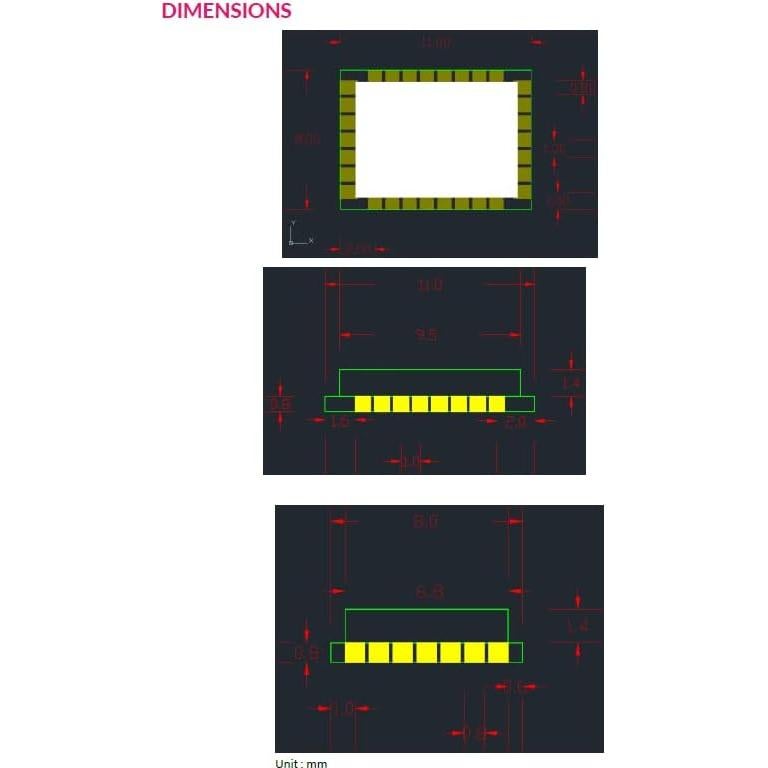 Módulo GNSS Reyax RYS8839 Doble Banda L1 L5 Multi Constelación