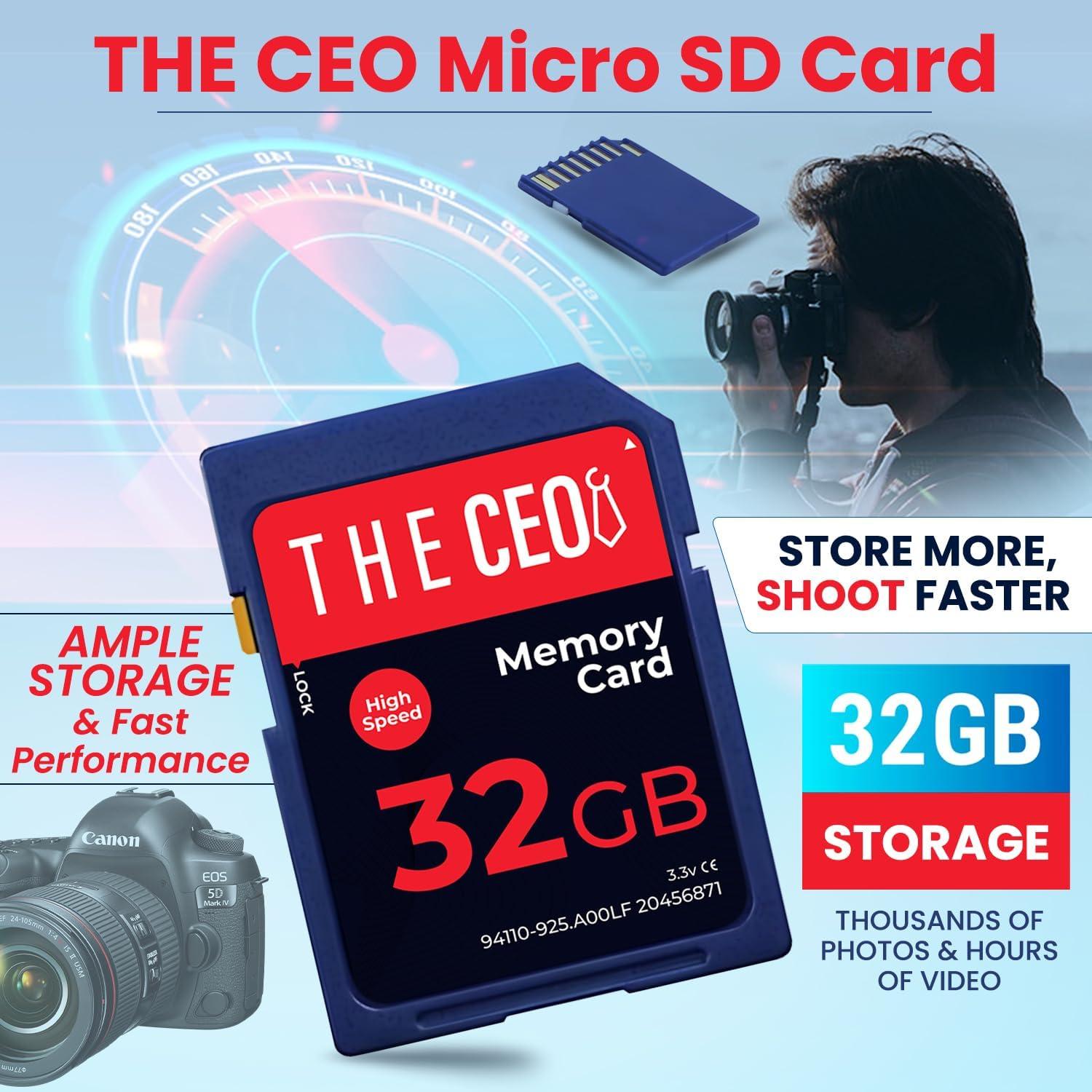 Tarjeta de Memoria SDHC THE CEO Ultra 32GB 90MB/s Clase 10