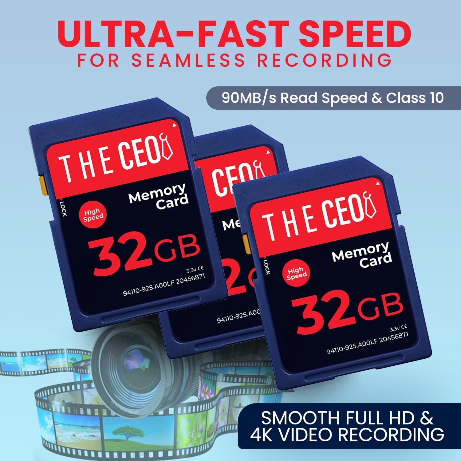 Tarjeta de Memoria SDHC THE CEO Ultra 32GB 90MB/s Clase 10