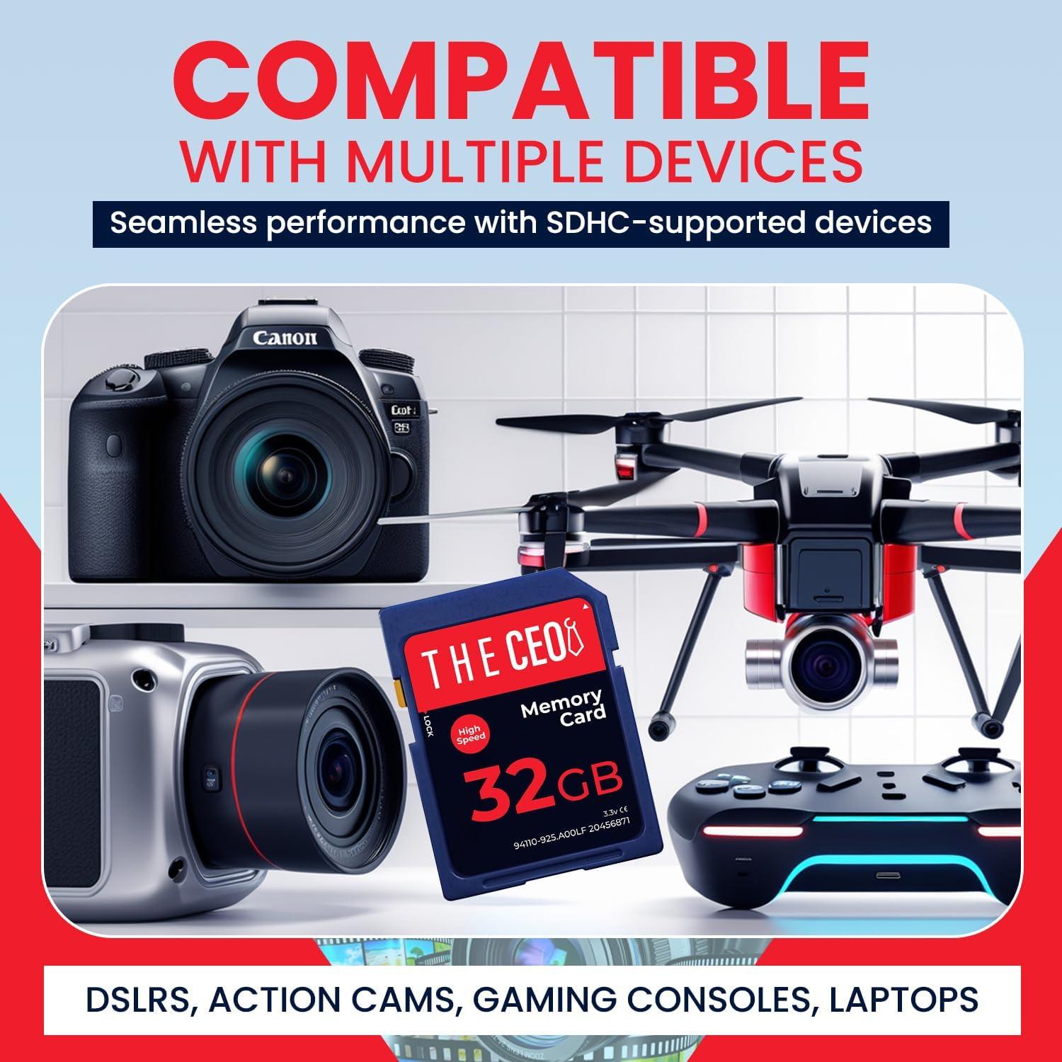 Tarjeta de Memoria SDHC THE CEO Ultra 32GB 90MB/s Clase 10