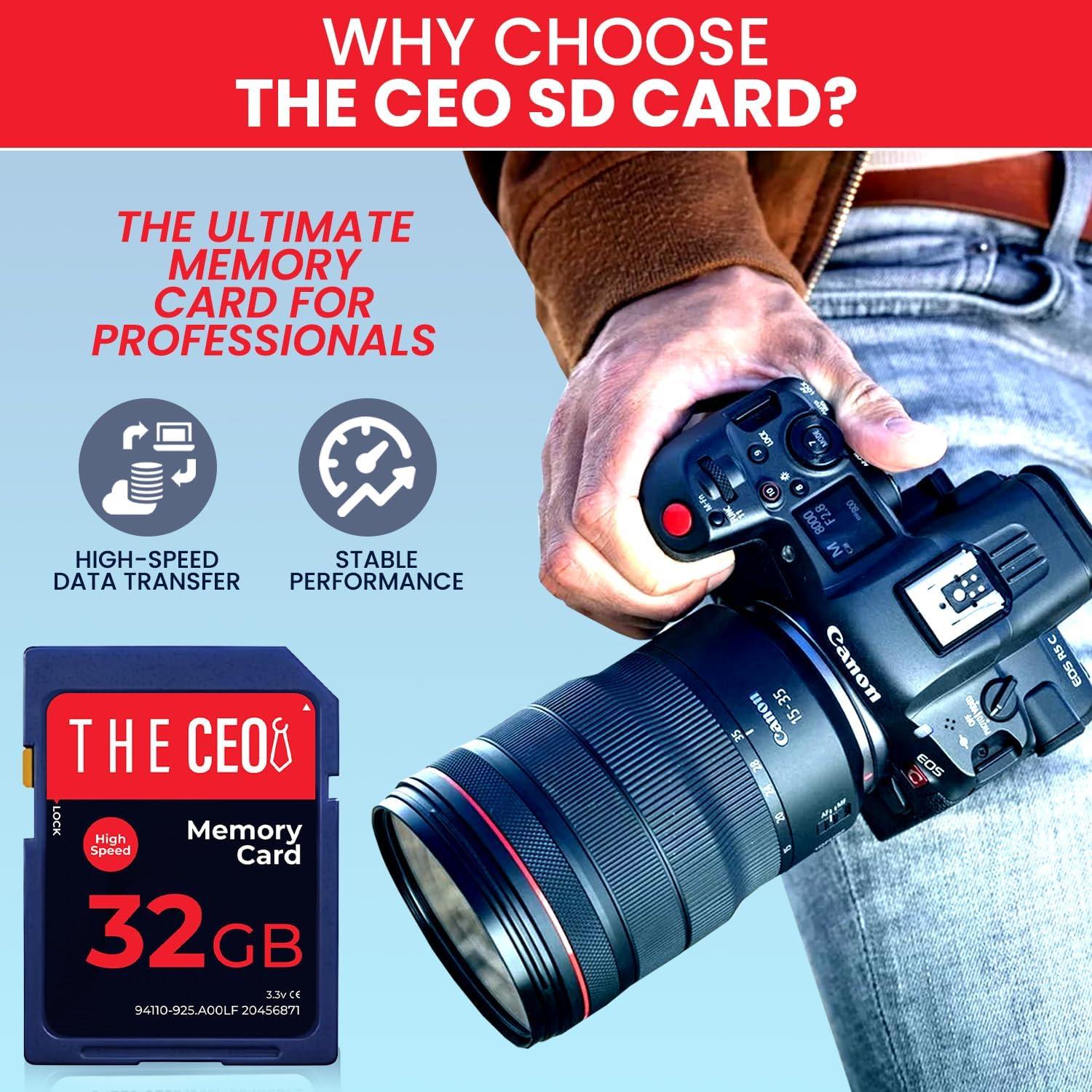 Tarjeta de Memoria SDHC THE CEO Ultra 32GB 90MB/s Clase 10