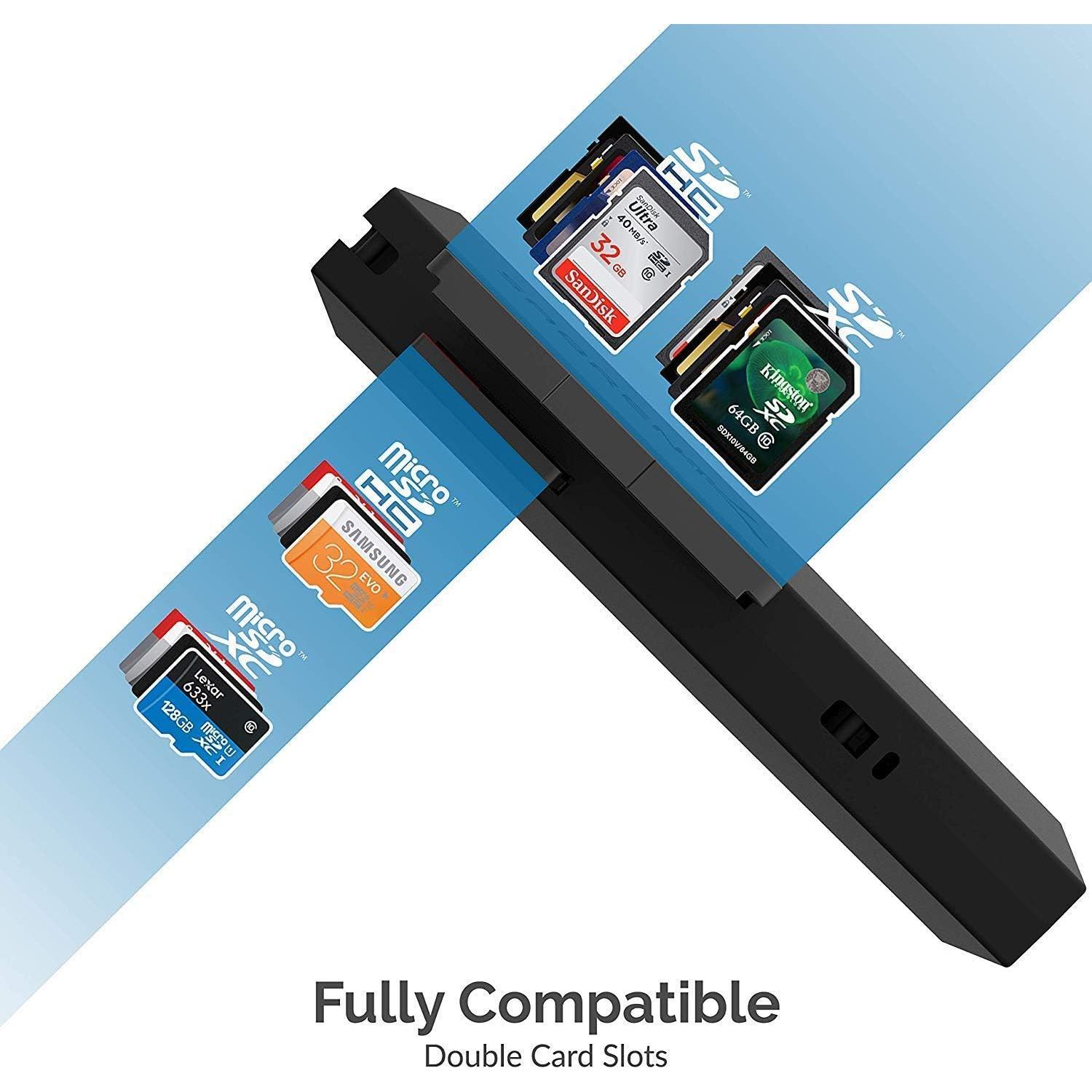 Lector de Tarjetas USB 3.0 SABRENT CR-UMSS para SD/MicroSD