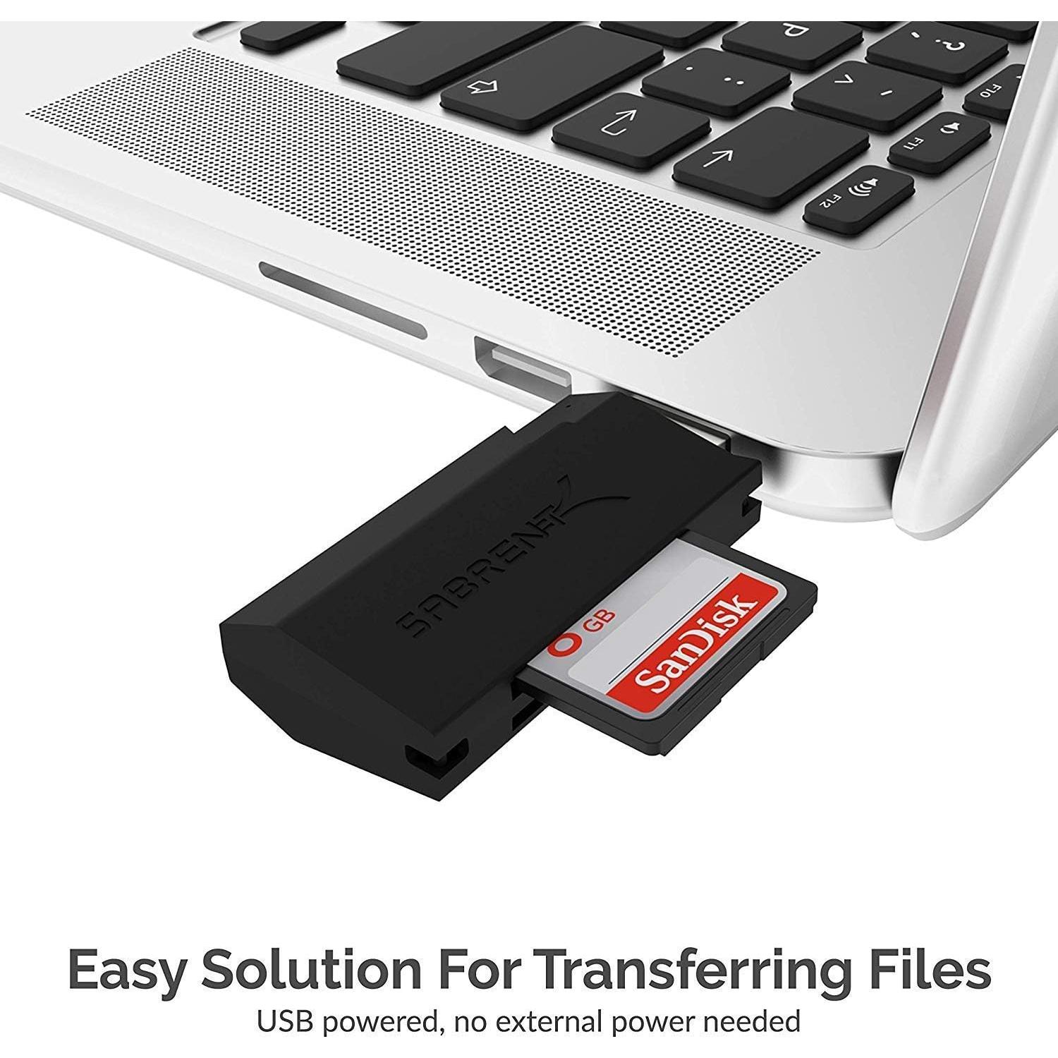 Lector de Tarjetas USB 3.0 SABRENT CR-UMSS para SD/MicroSD